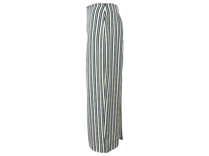 Gonna midi a righe in viscosa multicolore di Diane von Furstenberg - vista 2
