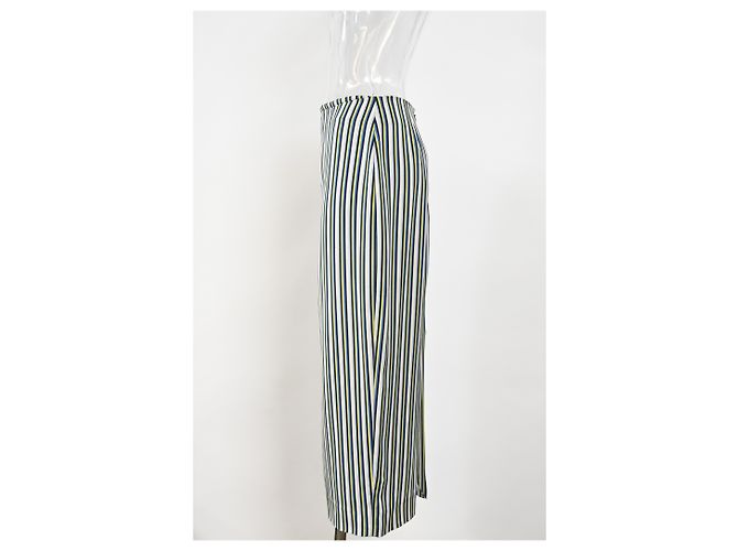 Gonna midi a righe in viscosa multicolore di Diane von Furstenberg - vista 6
