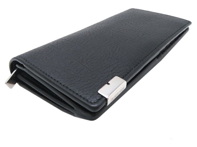Burberry B-Cut Continental Wallet Black - view 4