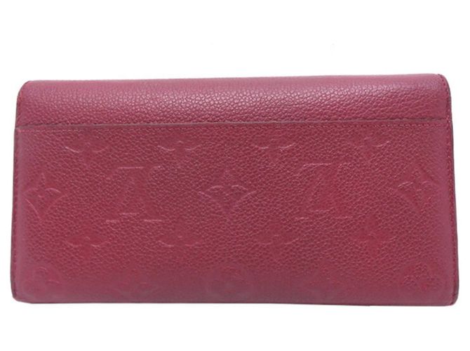 Cartera Larga Sarah Empreinte Louis Vuitton Burdeos - vista 2