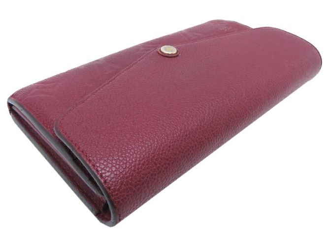 Cartera Larga Sarah Empreinte Louis Vuitton Burdeos - vista 4