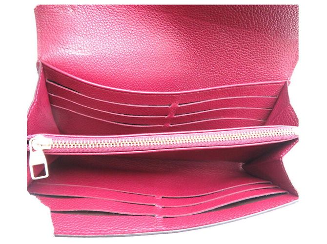 Cartera Larga Sarah Empreinte Louis Vuitton Burdeos - vista 5
