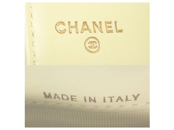 Cartera Small Flap de Chanel en cuero caviar Blanco Crudo - vista 8
