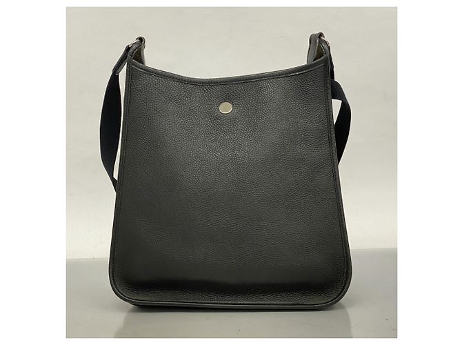 Hermès Borsa a Spalla Hermes Vespa PM Togo Nera Nero - vista 12