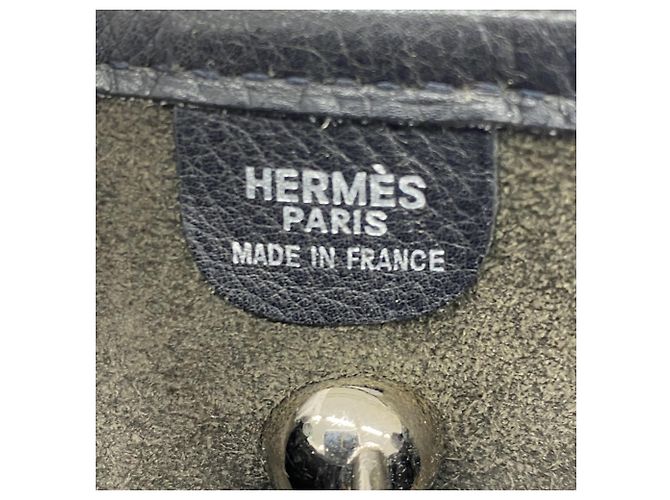 Hermès Borsa a Spalla Hermes Vespa PM Togo Nera Nero - vista 5