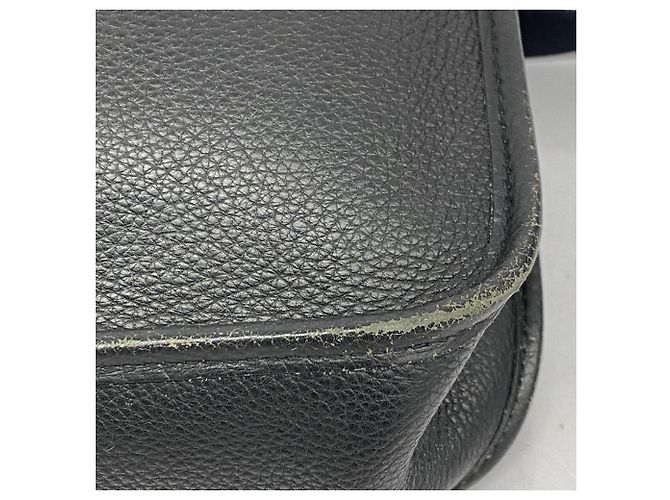 Hermès Borsa a Spalla Hermes Vespa PM Togo Nera Nero - vista 6