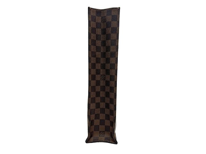 Bolso Tote Sac Plat Damier Louis Vuitton Castaño Damier ebene - vista 3