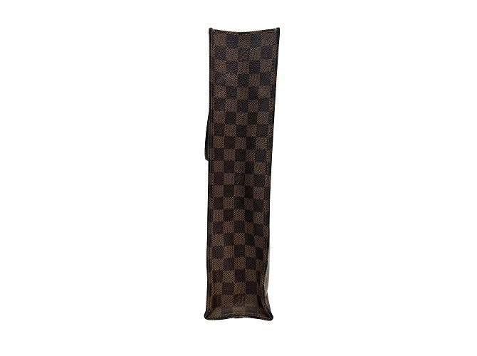 Bolso Tote Sac Plat Damier Louis Vuitton Castaño Damier ebene - vista 4