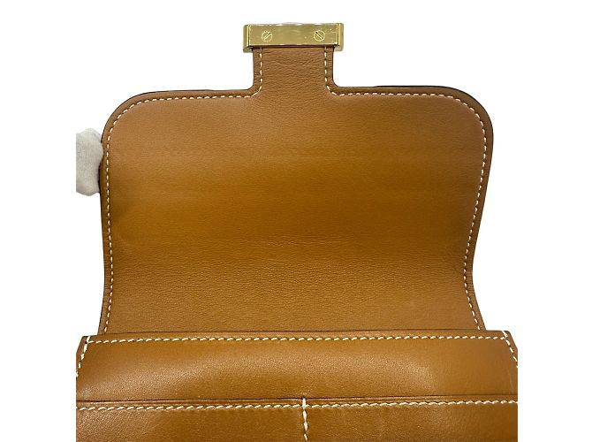 Monedero compacto Constance de Hermès Dorado - vista 9