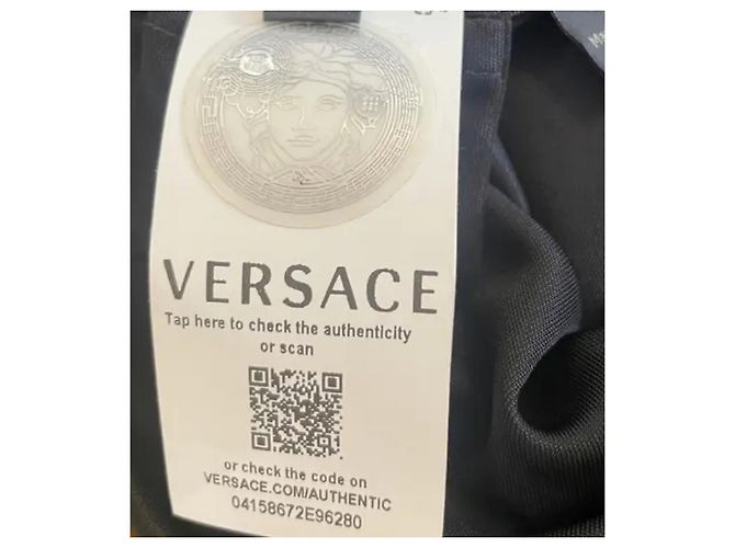 Vestido Versace de viscosa amarillo Talla 40 - vista 7