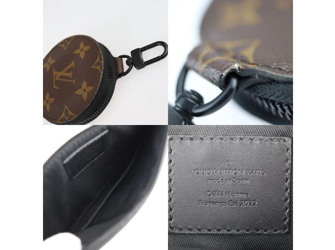 Borsa a Spalla Trio Pouch NM Louis Vuitton Marrone Nero Monogramma - vista 9