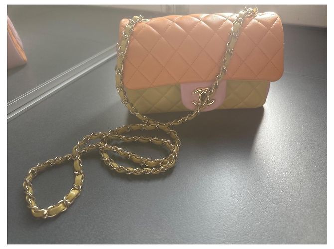 Chanel Borsa a spalla Timeless/Classica in pelle Ottime condizioni Gold hardware - vista 7