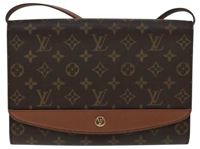 LOUIS VUITTON Monograma Burdeos 27 Bolsa de Hombro M51797 LV Auth ep7146 - vista 13