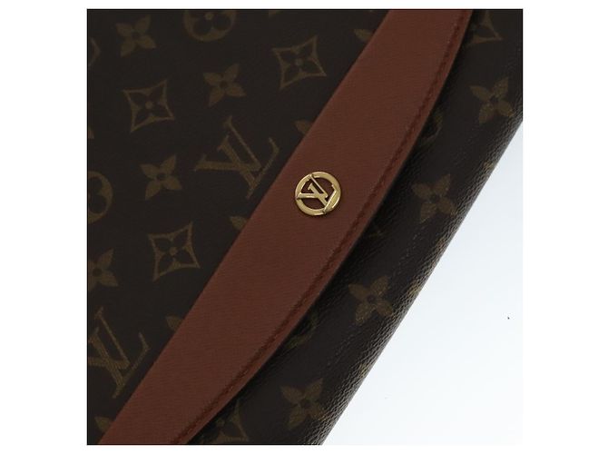 LOUIS VUITTON Monograma Burdeos 27 Bolsa de Hombro M51797 LV Auth ep7146 - vista 19