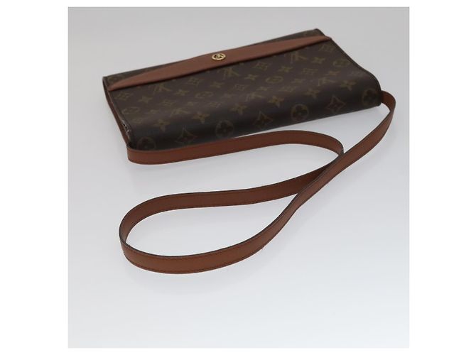 LOUIS VUITTON Monograma Burdeos 27 Bolsa de Hombro M51797 LV Auth ep7146 - vista 7