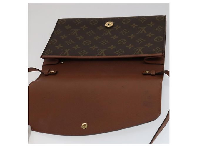 LOUIS VUITTON Monograma Burdeos 27 Bolsa de Hombro M51797 LV Auth ep7146 - vista 8