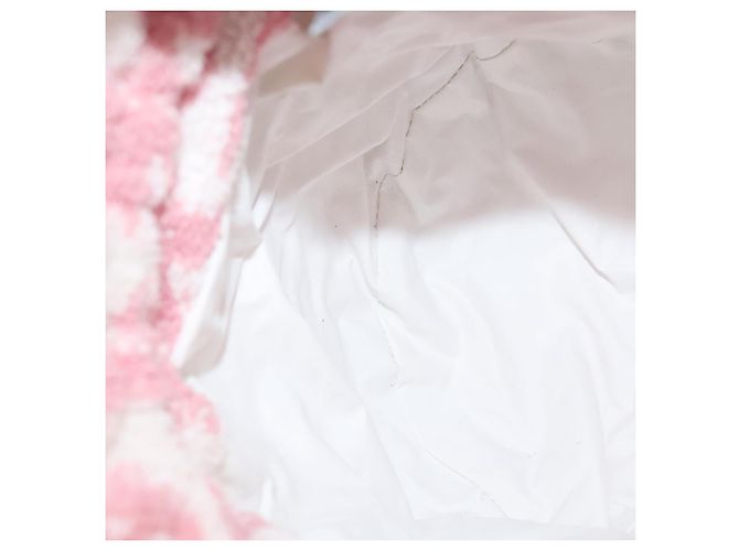 Pochette Christian Dior Pile Rosa Bianco Auth bs21872 - vista 16
