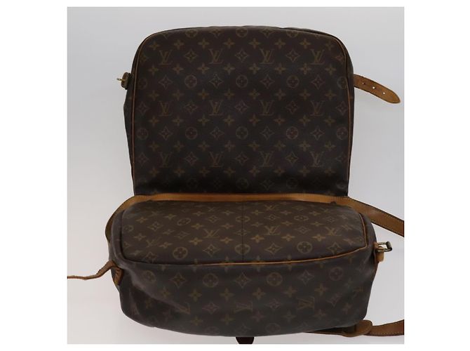LOUIS VUITTON Borsa a Spalla Monogram Saumur 35 M42254 LV Auth ki5377 Monogramma - vista 20