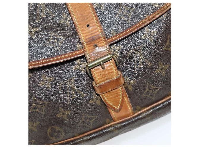 LOUIS VUITTON Borsa a Spalla Monogram Saumur 35 M42254 LV Auth ki5377 Monogramma - vista 25