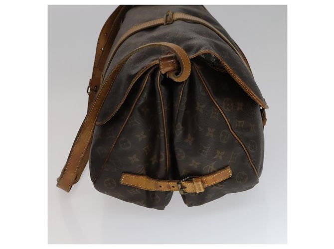 LOUIS VUITTON Borsa a Spalla Monogram Saumur 35 M42254 LV Auth ki5377 Monogramma - vista 3