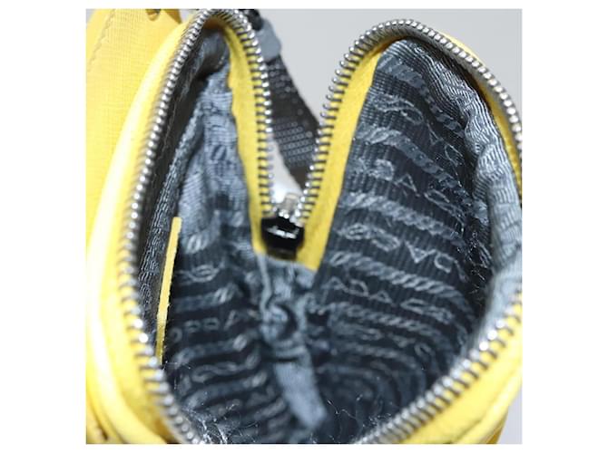 PRADA Borsa a Spalla in Nylon Gialla Auth 111355 Giallo - vista 19