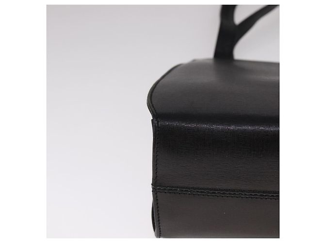 Borsa a spalla Salvatore Ferragamo in pelle nera e oro Auth bs21904 Nero D'oro - vista 10