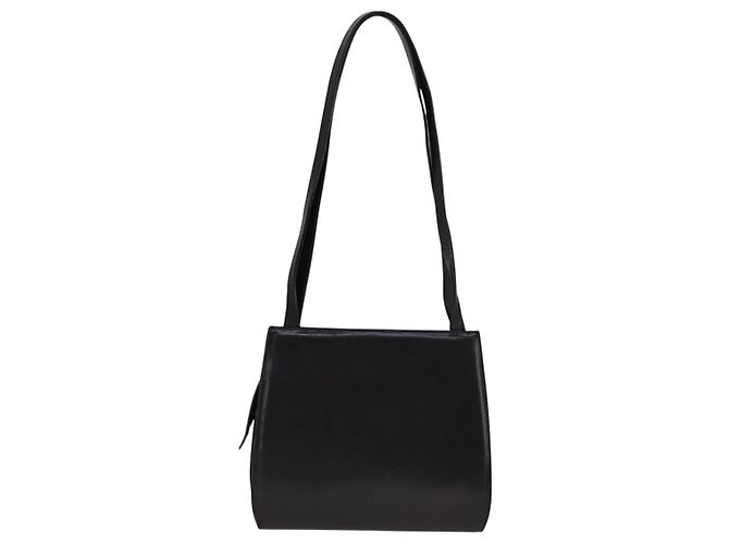 Borsa a spalla Salvatore Ferragamo in pelle nera e oro Auth bs21904 Nero D'oro - vista 3