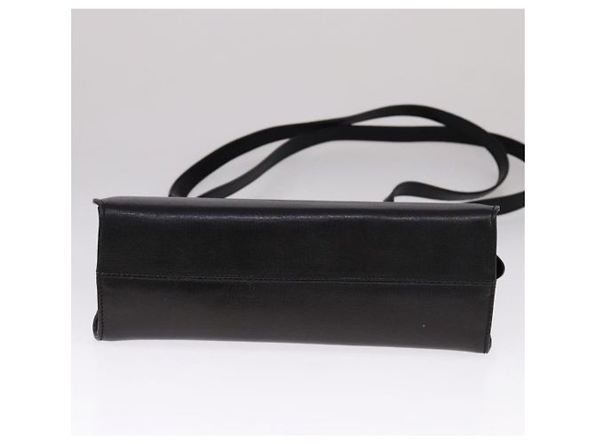 Borsa a spalla Salvatore Ferragamo in pelle nera e oro Auth bs21904 Nero D'oro - vista 9
