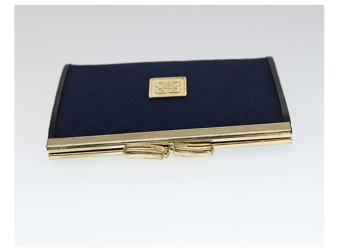 GIVENCHY Key Case Billfold Leather 4Set Navy Black Auth bs21638 Navy blue - view 19