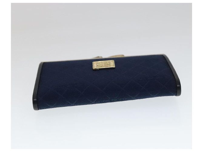 GIVENCHY Key Case Billfold Leather 4Set Navy Black Auth bs21638 Navy blue - view 20