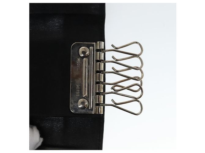 GIVENCHY Key Case Billfold Leather 4Set Navy Black Auth bs21638 Navy blue - view 32