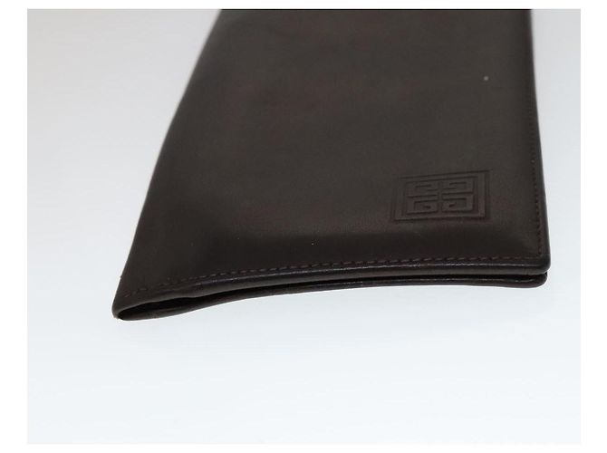 GIVENCHY Key Case Billfold Leather 4Set Navy Black Auth bs21638 Navy blue - view 5