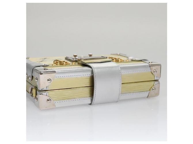 LOUIS VUITTON Epi Métallique Petite Mar Sac Argent Or M54652 LV Auth 108234 Argenté Doré - vue 5