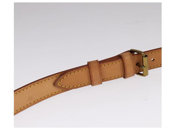 LOUIS VUITTON Adjustable Shoulder Strap Leather 35""-42.1"" Beige Auth ar13150 - view 3
