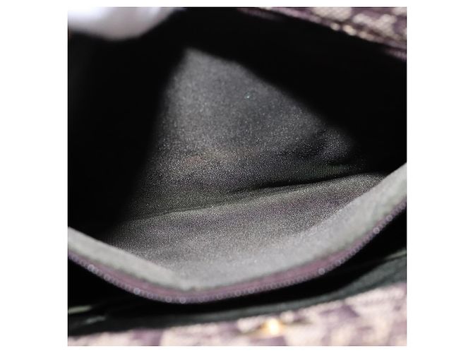 Borsa a mano in tela Trotter Christian Dior marrone oro Auth bs21990 D'oro - vista 19