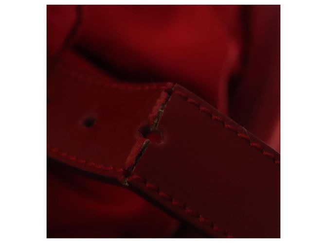 Zaino PRADA in nylon rosso Auth ar13087 - vista 9