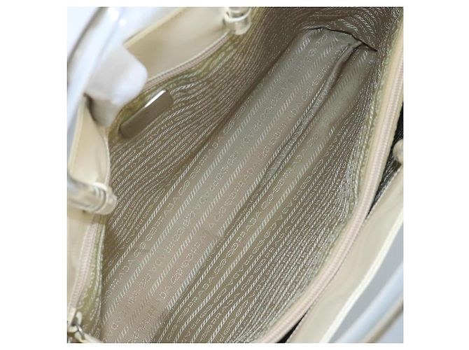 PRADA Handtasche Lackleder Beige Auth ar13198 - Ansicht 11