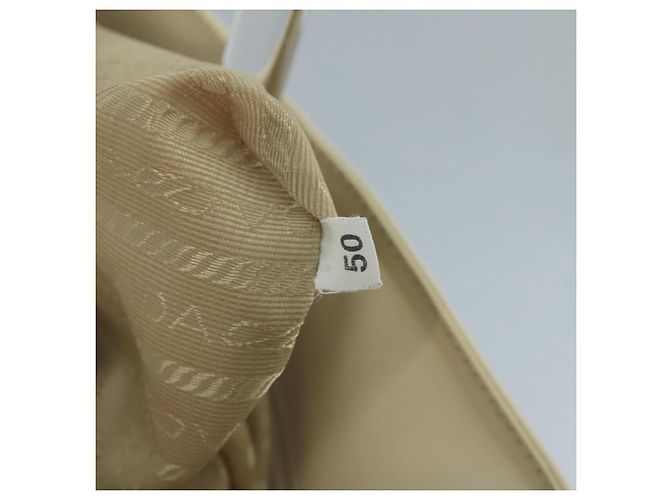 PRADA Handtasche Lackleder Beige Auth ar13198 - Ansicht 12