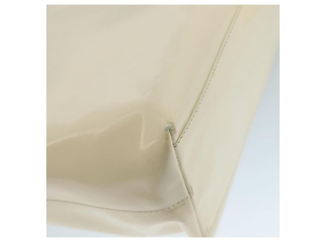 PRADA Handtasche Lackleder Beige Auth ar13198 - Ansicht 15