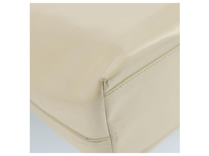 PRADA Handtasche Lackleder Beige Auth ar13198 - Ansicht 16