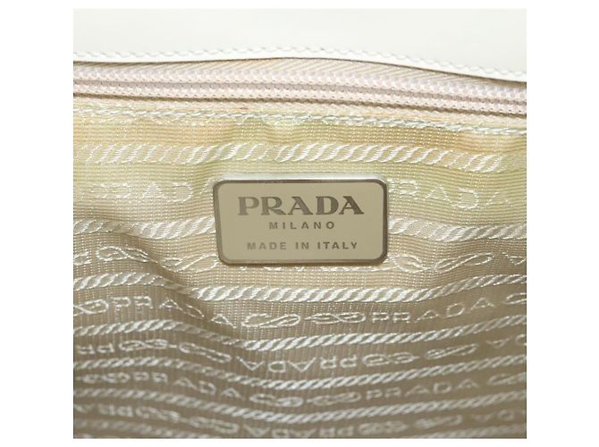 PRADA Handtasche Lackleder Beige Auth ar13198 - Ansicht 17