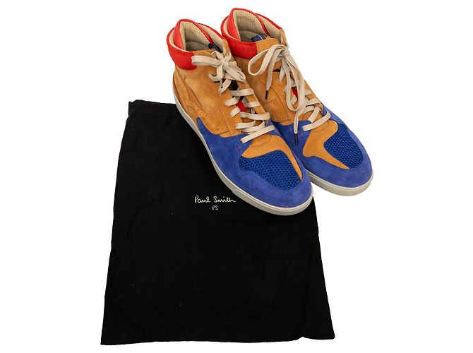 Sneakers in suede Paul Smith Jeans Multicolore - vista 12