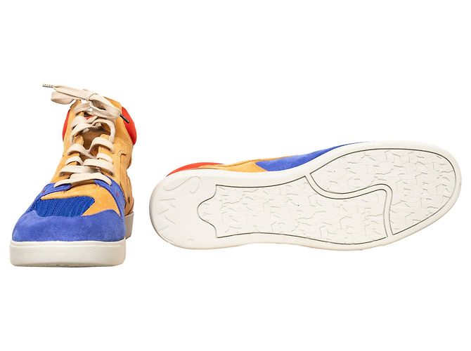 Sneakers in suede Paul Smith Jeans Multicolore - vista 13