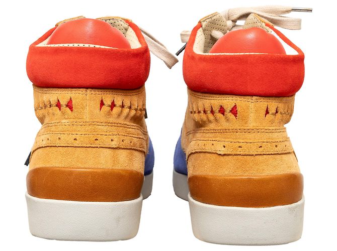 Sneakers in suede Paul Smith Jeans Multicolore - vista 5