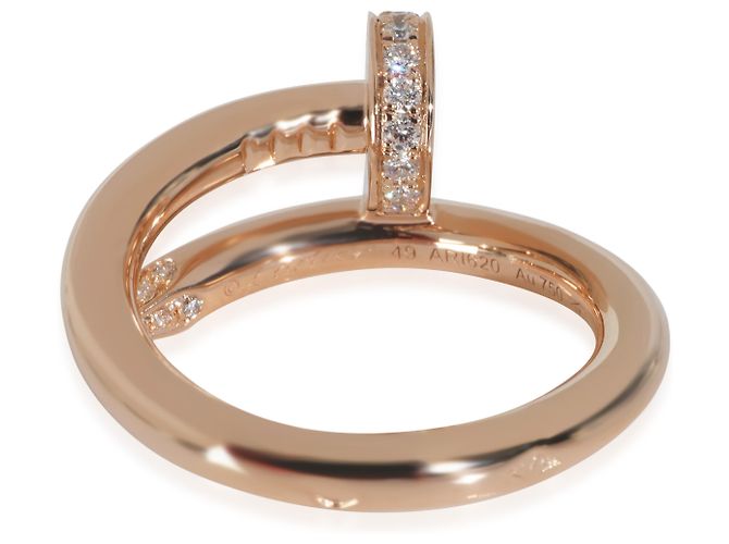 Anello Cartier Juste Un Clou, Diamanti (Oro Rosa) - vista 2