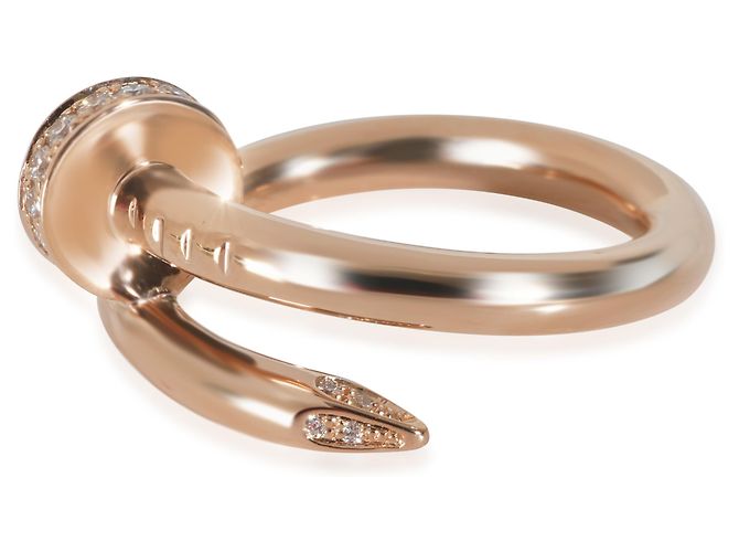 Anello Cartier Juste Un Clou, Diamanti (Oro Rosa) - vista 3