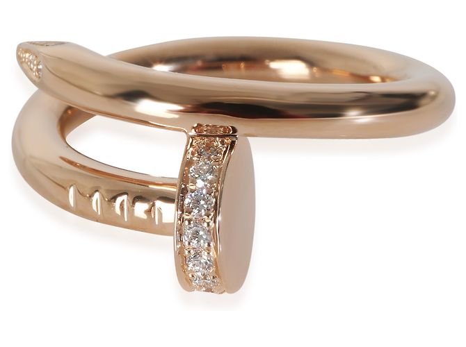 Anello Cartier Juste Un Clou, Diamanti (Oro Rosa) - vista 5