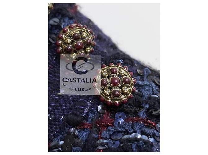 Vestido de tweed Chanel 14K$ Worth Museo París / Edimburgo Pasarela 36 FR Multicolor - vista 5