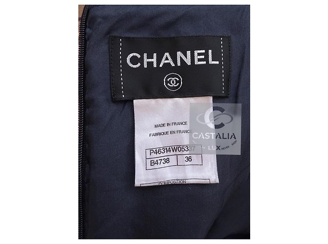 Vestido de tweed Chanel 14K$ Worth Museo París / Edimburgo Pasarela 36 FR Multicolor - vista 9