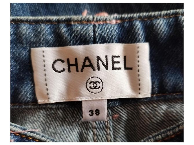 Chaqueta azul de Chanel y tweed rosa - colección 21C. - vista 7